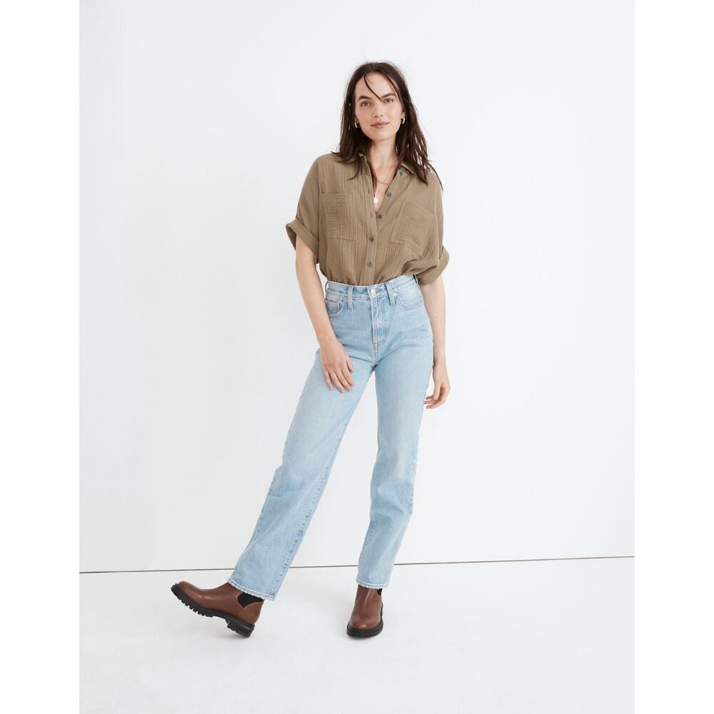 Madewell The Perfect Vintage Straight Leg High-Rise Jeans Women's Size 25